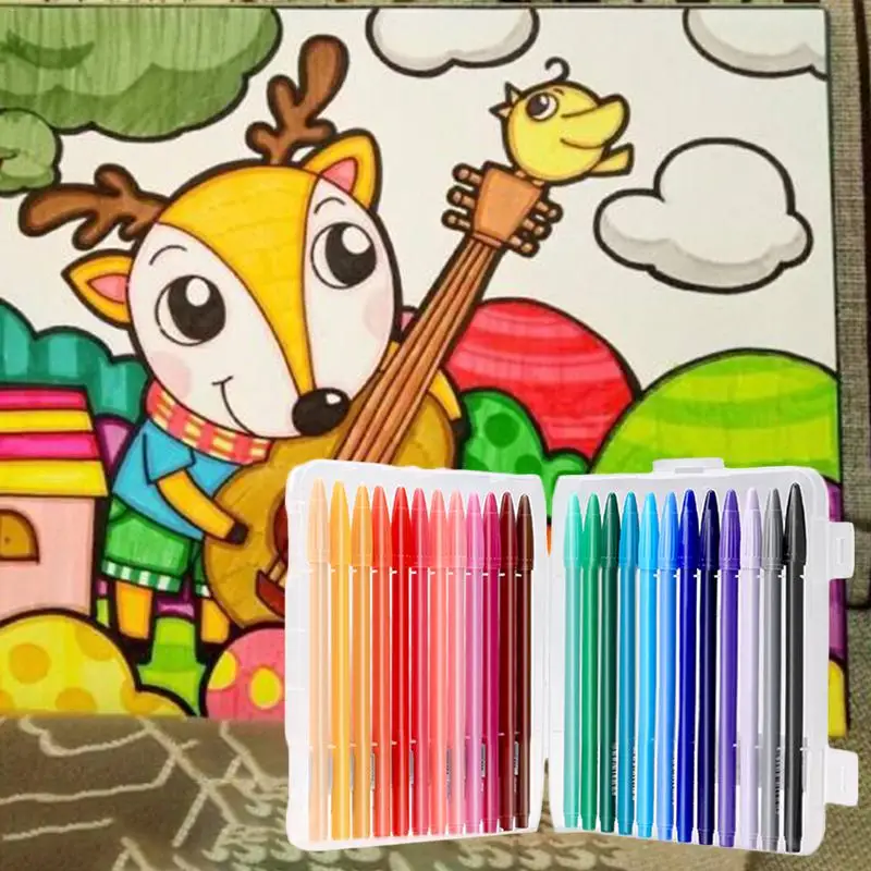 Colors Gel Pens Set Waterproof Pen for Adult Coloring Books Drawing Painting Writing