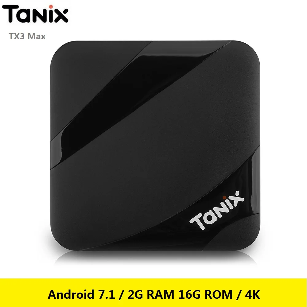

Tanix TX3 Max TV Box Android 7.1 Amlogic S905W with New ALICE UX 2GB RAM 16GB ROM Set Top Box 2.4G Wifi Bluetooth Media Player