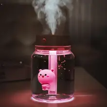 USB увлажнитель Светодиодная лампа очиститель воздуха настроение создатель Крытый теплый свет настольная лампа спальня мини увлажнитель