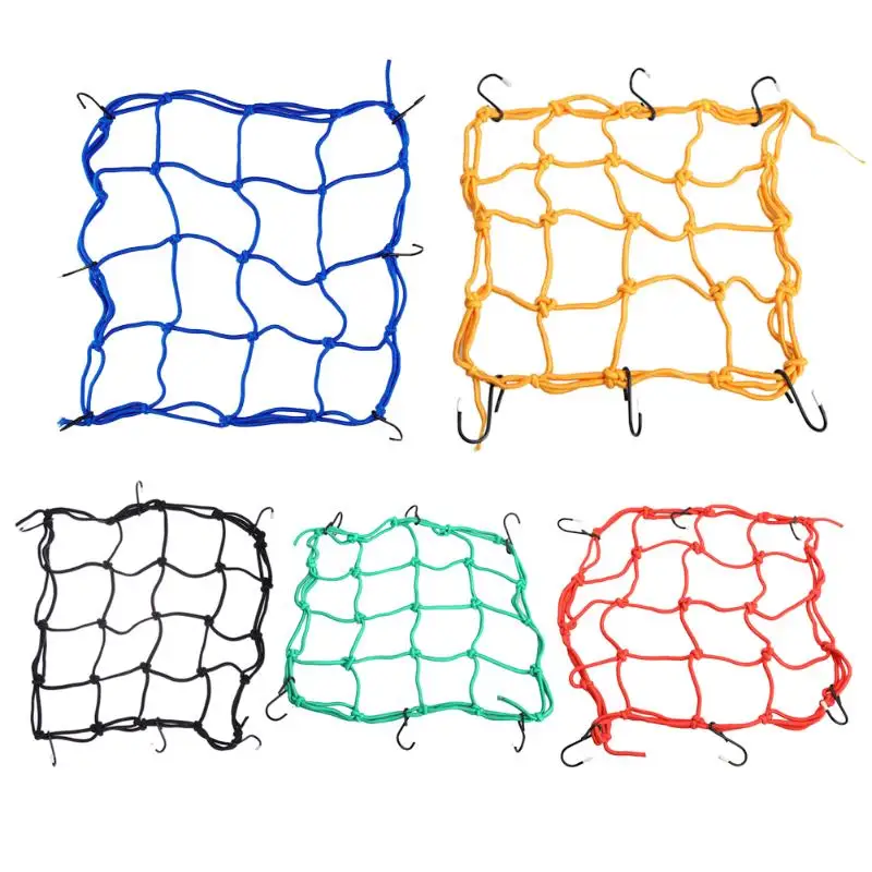 30*30 см 6 крючков мотоцикл удерживает топливный бак багажная сеть Сеть банджи бутик багажная сеть хранить ваш багаж и другие