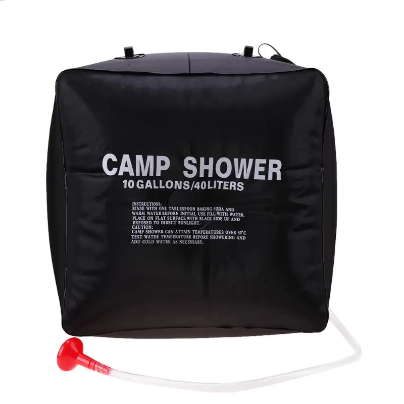 

40L Portable Foldable Water Storage Water Bag Solar Energy Heated Camp PVC Shower Bag Outdoor Camping Travel Hiking Climbing