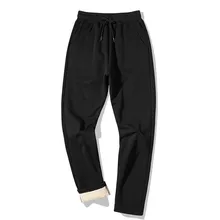 Faliza зимние толстые брюки мужские кашемировые шерстяные брюки прямые мужские микро-велюр спортивные брюки мужские рубашки, повседневные брюки Ck118