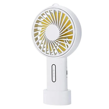 

Mini Handheld Fan With Base 3 Speed Usb Cooling Fan Home Office Desktop Fan
