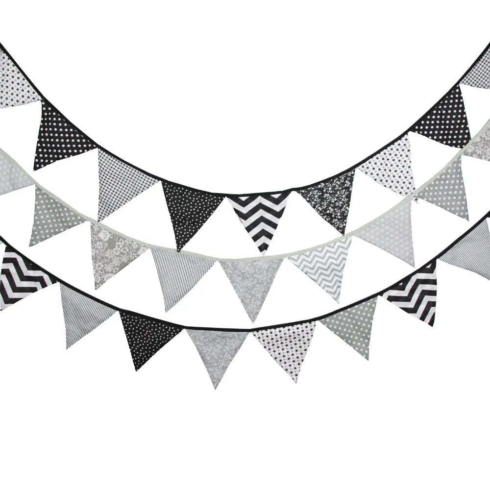 Banderoles En Tissu De Coton 12 Drapeaux Pour Guirlande De Camping Decoration De Fete D Anniversaire Banderole De Jardin Noir Blanc 3 2m Aliexpress Banderoles En Tissu De Coton 12 Drapeaux Pour Guirlande De Camping Decoration De Fete D Anniversaire Banderole De Jardin Noir Blanc 3 2m Aliexpress