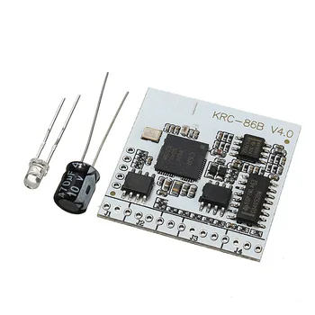 

LEORY 1pc KRC-86B Bluetooth 4.0+EDR Stereo Audio Receiver Module Board DIY For A2DP, AVRCP