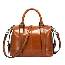 Женские масляные восковые кожаные дизайнерские сумки высокого качества сумки на плечо женские сумки модные брендовые женские Сумки из искусственной кожи