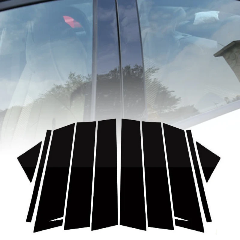 

Window Decoration Strip BC Column Sticker 10PCS/SET For Mazda CX-5 2013-2016