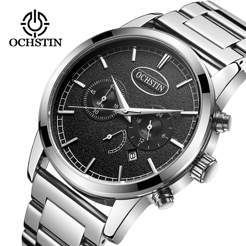 

Men's Watch Metal Stainless Steel Strap Men's Luminous Waterproof High-end Business Quartz Movement Men watch