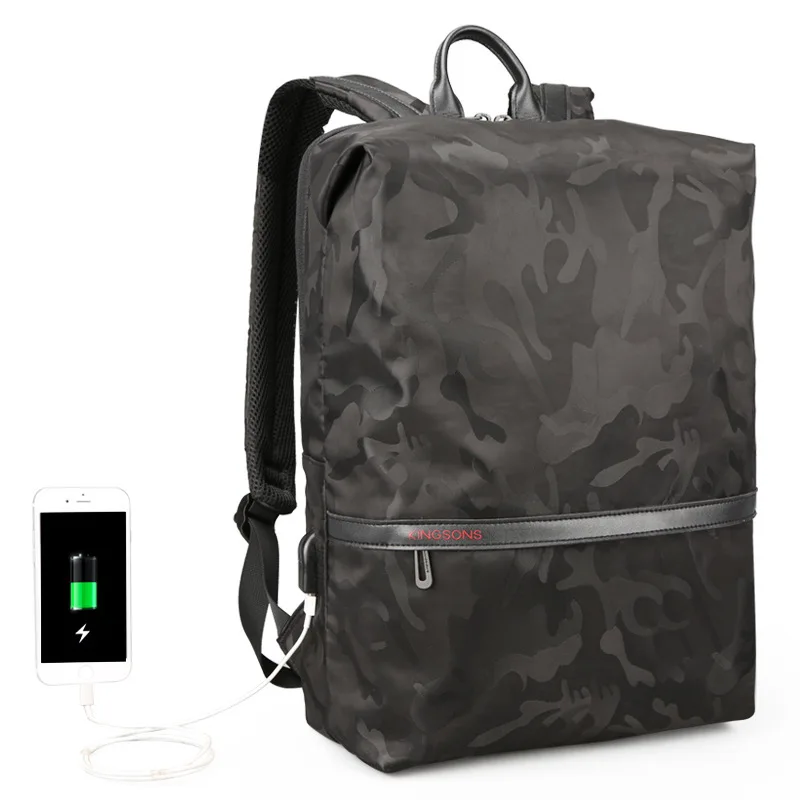 

Kingsons New Pattern Camouflage Both Shoulders Charge Backpack Outdoors Travel Both Shoulders Package College Student A Bag