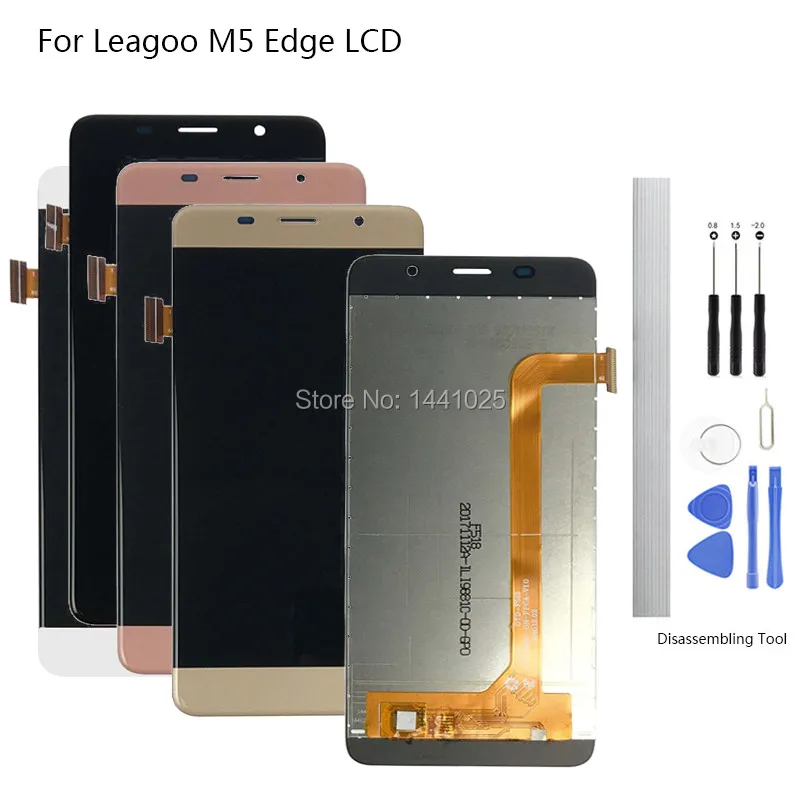 

Display Screen Replace for Leagoo M5 Edge LCD Touch Screen 5.0 inch black white gold pink for Leagoo M5 Edge Touch Screen