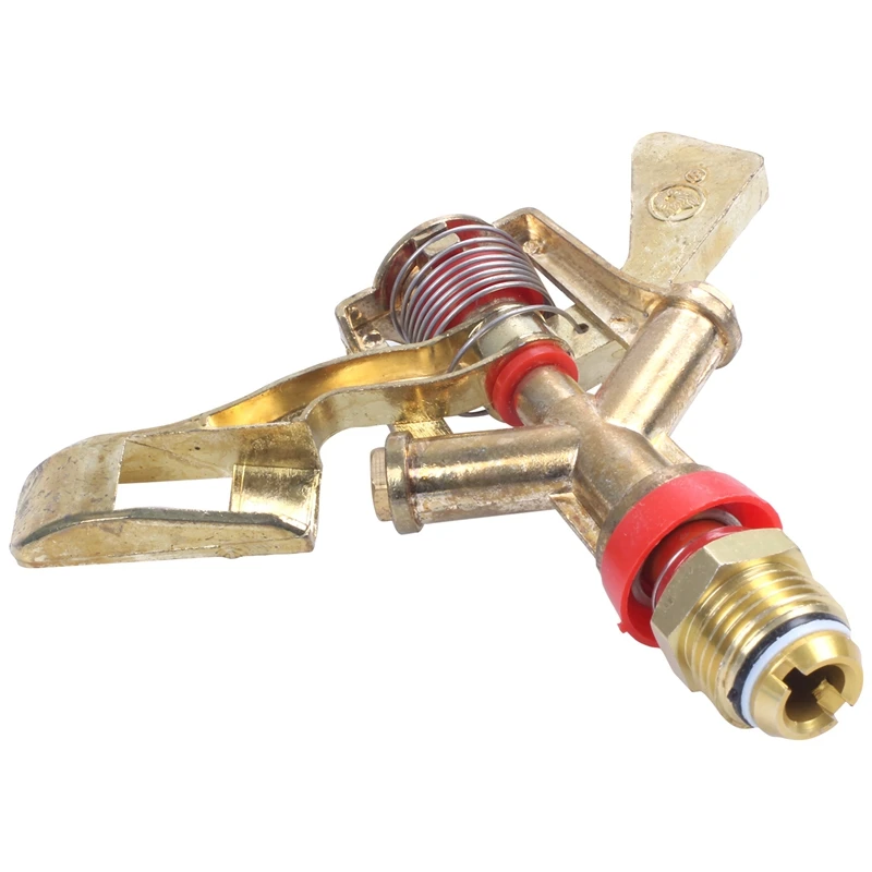 

Hot New 1/2 Inch Dual Connector Zinc Alloy 360 Degree Rotate Rocker Arm Water Sprinkler Spray Nozzle Garden Irrigation Sprinkl