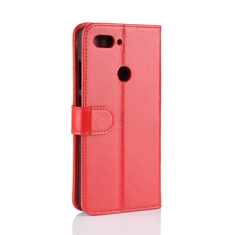 Ocolor для Xiaomi Mi 8 Lite из искусственной кожи чехол нескользящий с карманом карт 6 26