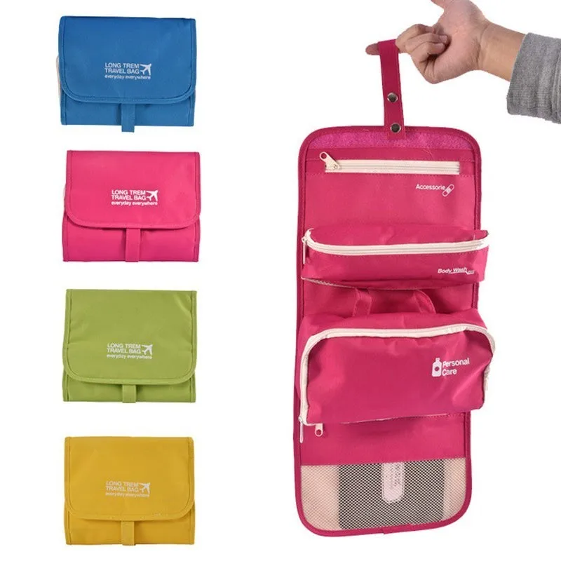 

Travel Organizer Bag Unisex Women Cosmetic Bag Hanging Travel Makeup Bags Washing Toiletry Kits Storage Bags