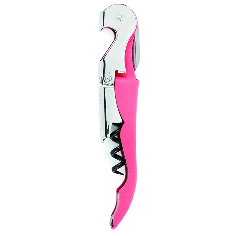 

AFBC Soft Touch Double Hinged Corkscrew Wine Opener,Pink