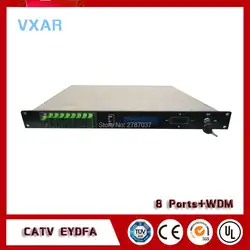 FTTH 1U 1550 PON WDM 8 Порты и разъёмы оптического усилителя