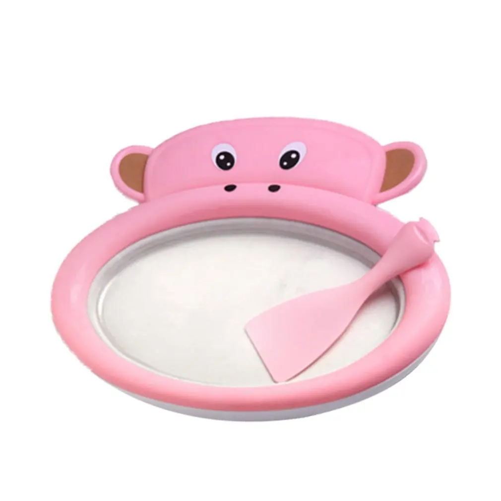 

Instant Fried Ice Cube Maker Machine DIY Yogurt Pan Homemade Children Mini Fast Freeze Ice Cream Roll Making Tool