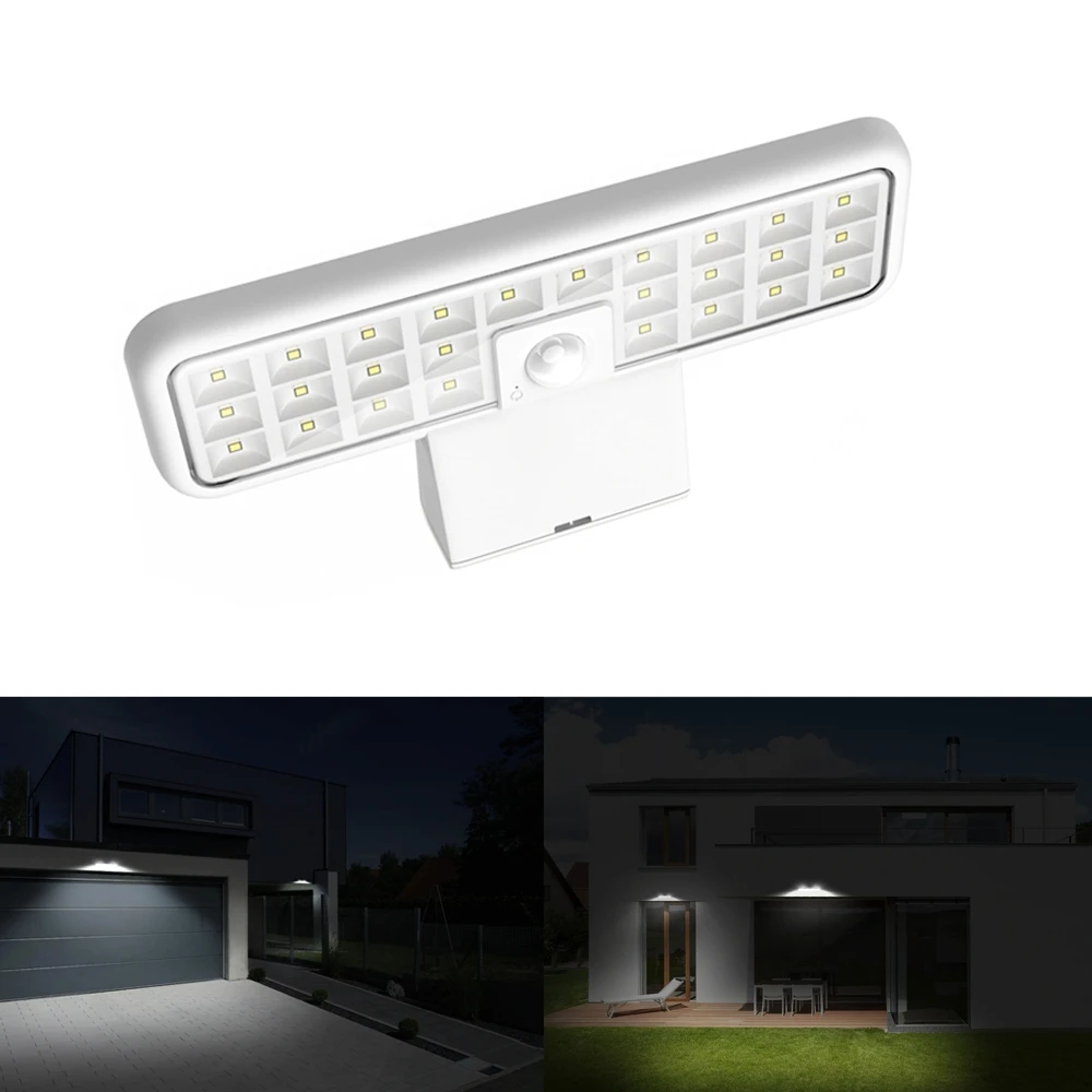 

CLAITE 26 LED Solar Power Lights PIR Motion Sensor Wall Light Waterproof Outdoor Yard Garden Security Street Light Solar Lamp