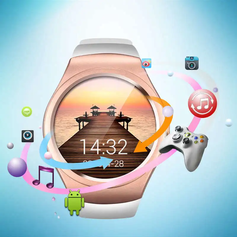 Multifunctional Bluetooth Smart Watch Full Circle Press Screen Call Watch Support Sim TF Card