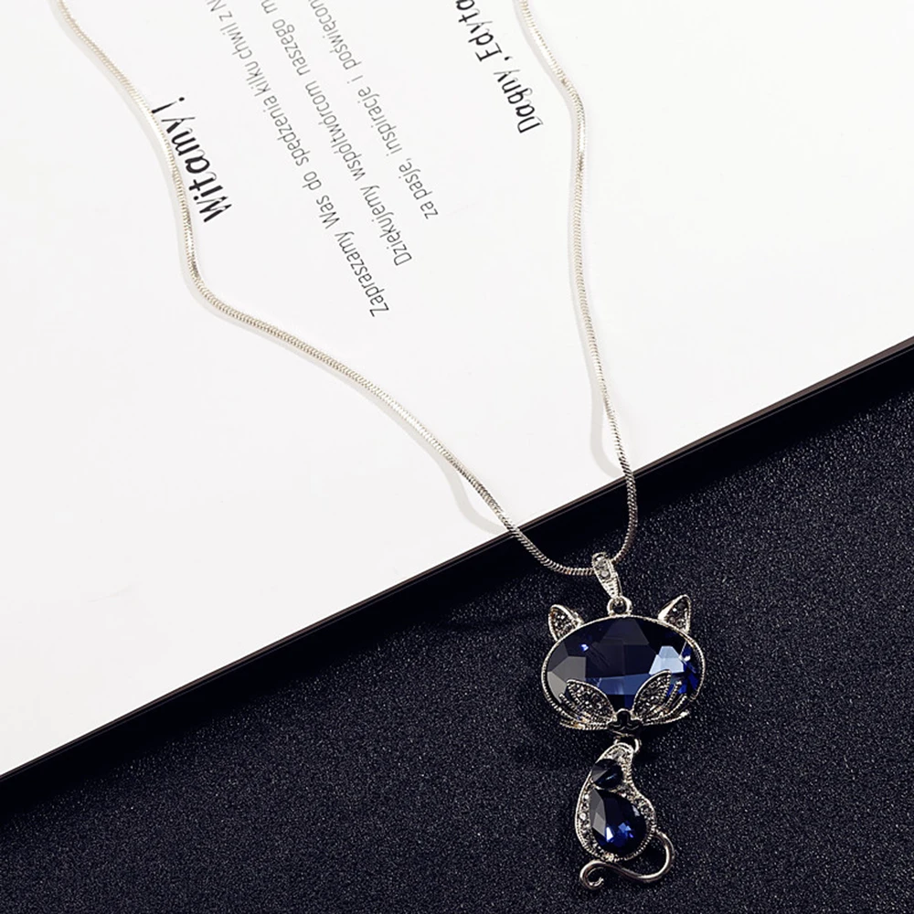 Mode Damen Kreis Kristall Strass Halskette Ring Anhänger Lange Kette Necklace 