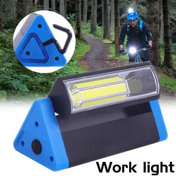 

Triangle COB Work Light Strong Magnet Camping Lamp with Hook 180 Degrees Rotating Emergency Lighting Lamp