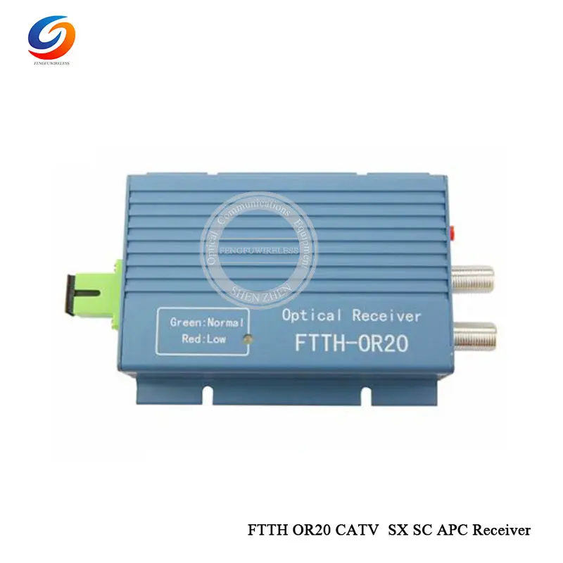 Алюминиевый CATV FTTH AGC Micro SC APC Simplex Соединитель с 2 выходными портами для PON OR20