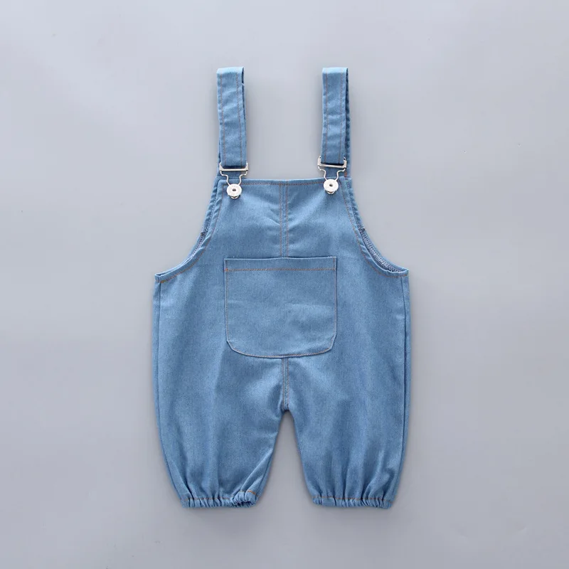 Summer Kids Fashion Clothes Children Boys Girls Striped T-shirt Overalls 2Pcs/Set Baby Cotton Clothing Sets Toddler Tracksuits
