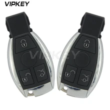 Remotekey 2 шт. 3 кнопки для Mercedes Benz C E класс 2010 2011 2012 2013 умный Автомобильный ключ корпус дистанционного ключа чехол