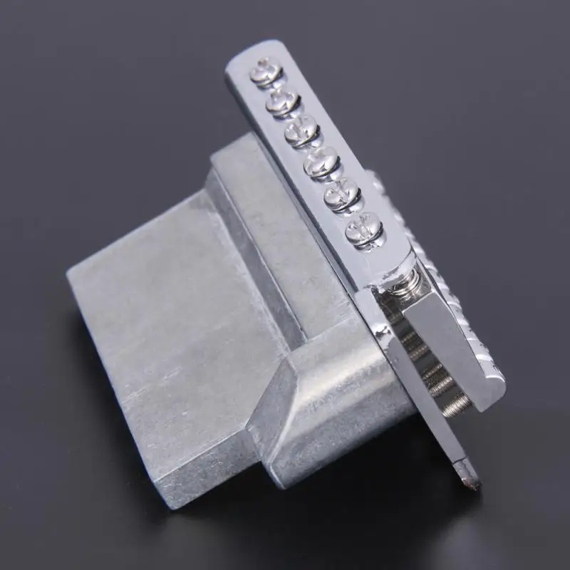 New Zinc Alloy Bridge Set Midi Keyboard Replacement Standard Tremolo Black Silver Mixer Audio Strat Electric Guitar Accessories|Детали и