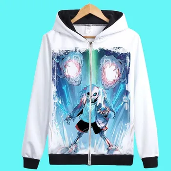 

Men Women Hoodie For HOT Game Undertale Sans Papyrus Coat Unisex Zipper Hoodies Nyanko sensei Cosplay Costumes