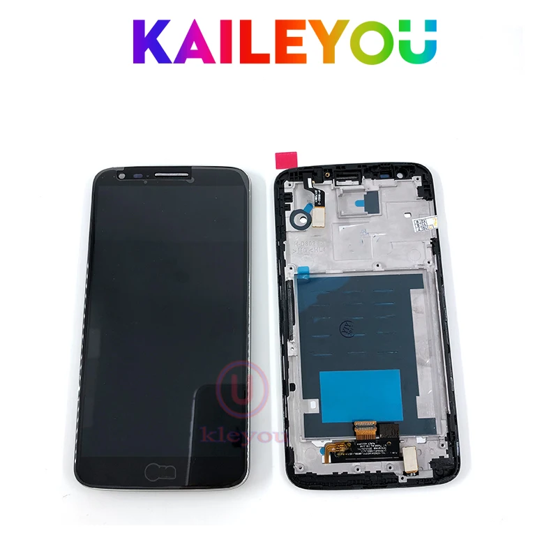

SALE For LG G2 D802 LCD Display Touch screen + Digitizer Assembly with frame Black free shipping