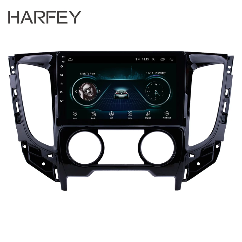 Автомобильный радиоприемник Harfey Android8.1 9 &quotgps Navi мультимедийный плеер для Mitsubishi