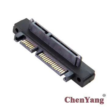 

Jimier 10pcs/lot SATA 22Pin 7+15 Male to SATA 22P Female 90 Degree Up & Angled Down angled Extension Adapter Convertor Black