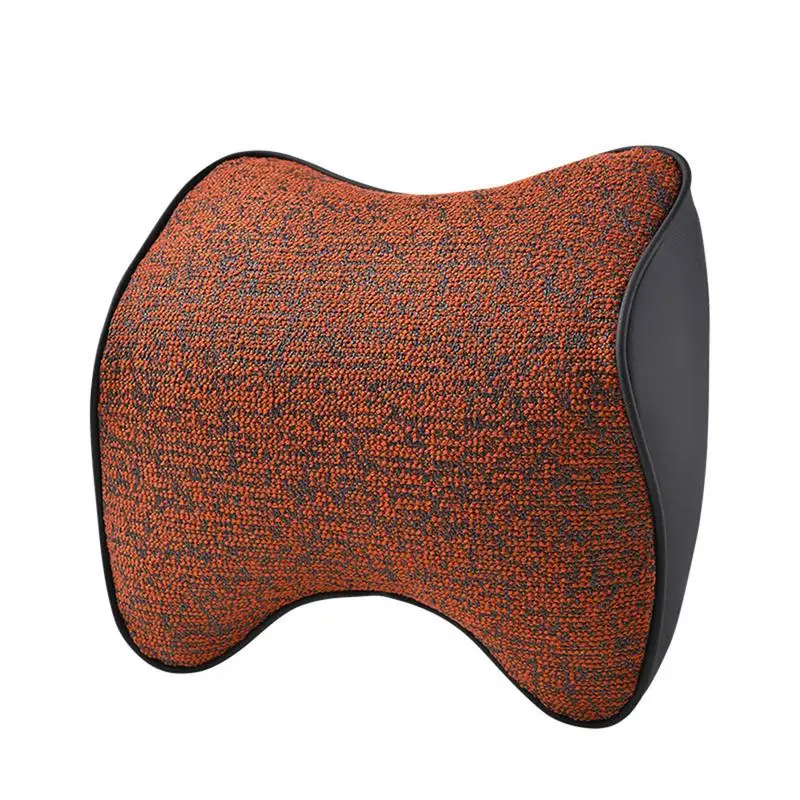 

Shockproof Memory Foam Pillow Linen Car Headrest No Peculiar Smell No Pollution Car Pillow Neck Protection Scratch-resistant