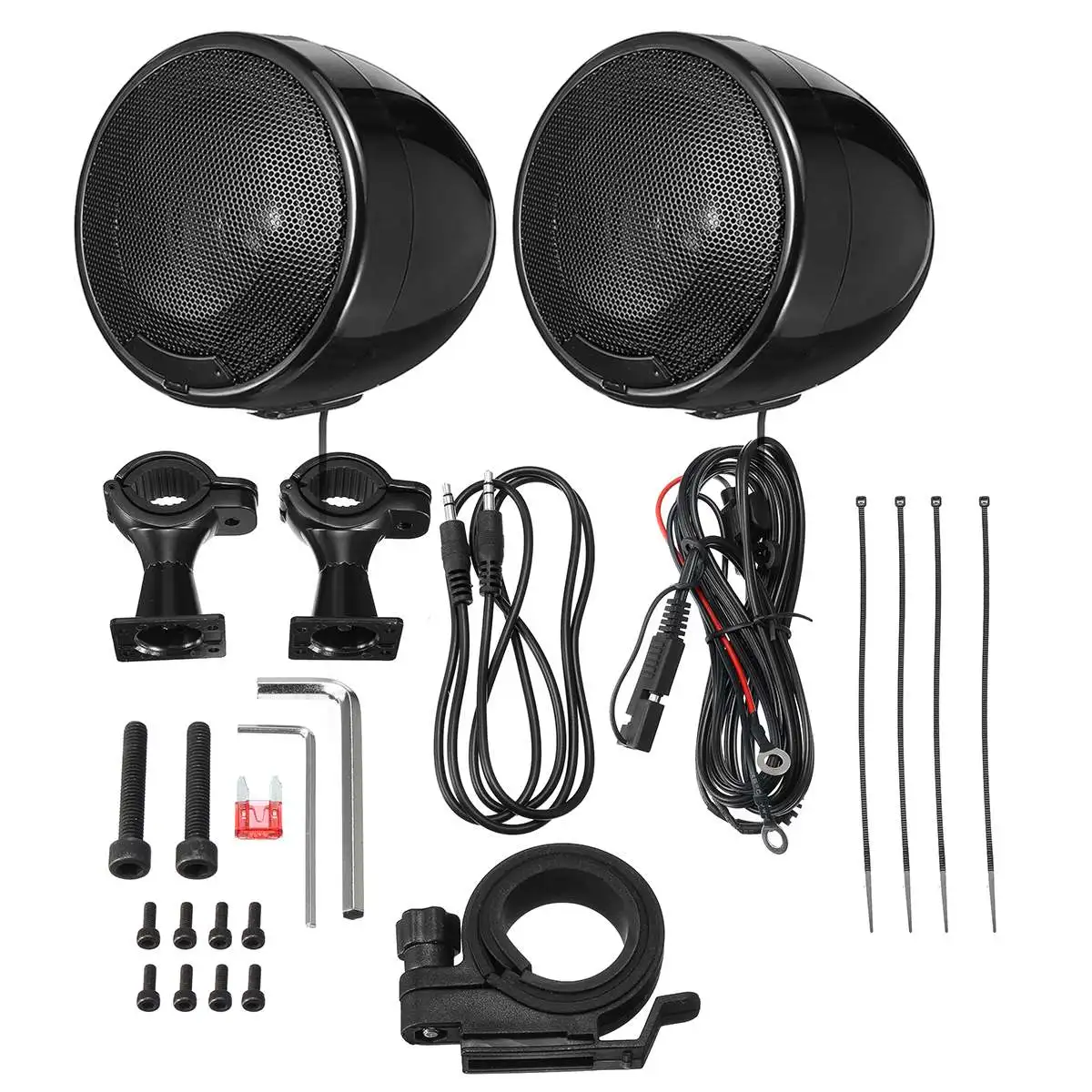  2019 New 600w Mp3 Music Audio Player Bluetooth Speakers For Motorcycle Waterproof Portable Stereo W