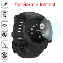Ультратонкий Закаленное стекло для защиты экрана для Garmin Instinct Smart Watch 1 шт./2 шт. 32*32 мм Твердость Закаленное стекло пленка