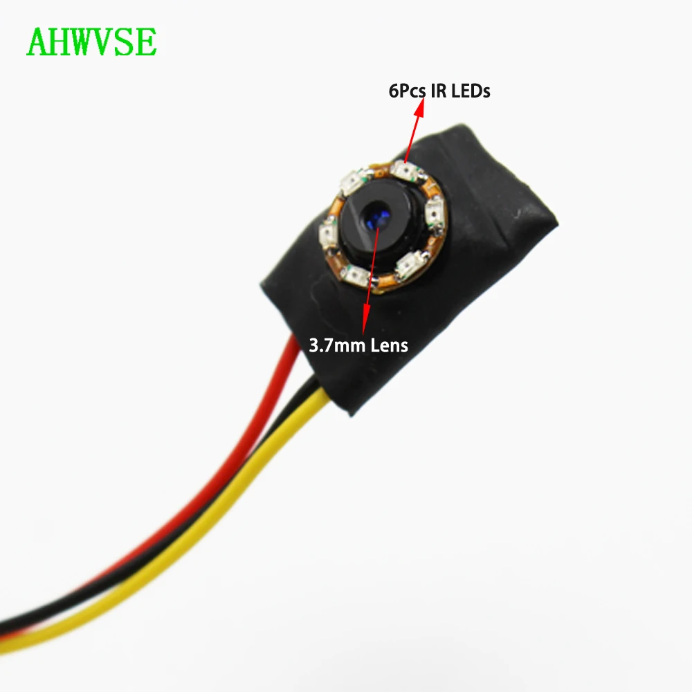 

Wide Angle 3.7mm Lens Mini Camera 1200TVL Home Security Surveilence CCTV Cam Video