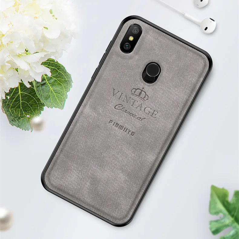 

MOFI Shockproof Leather Phone Cover Soft TPU Back Cover Protective Case for Xiaomi For Redmi Note 6 Pro All inclusive Case