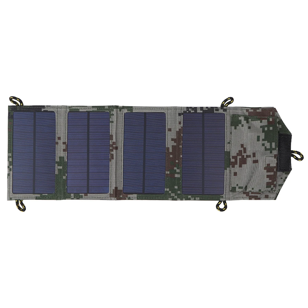 

7W Certified Sun Power Panel Foldable Solar Charger Handy Power Source for Cell Phone Tablet PC Power Bank