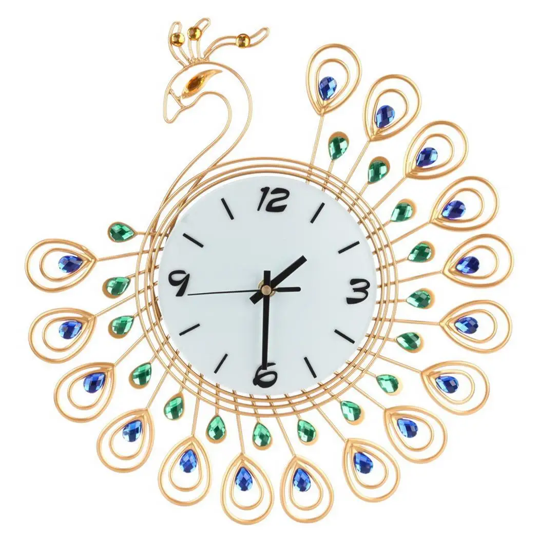 

Animal Shape Quartz Wall Hanging Clock Home Decoration 1 x AA Battery(Not Include) Home, Office Plastic Gem