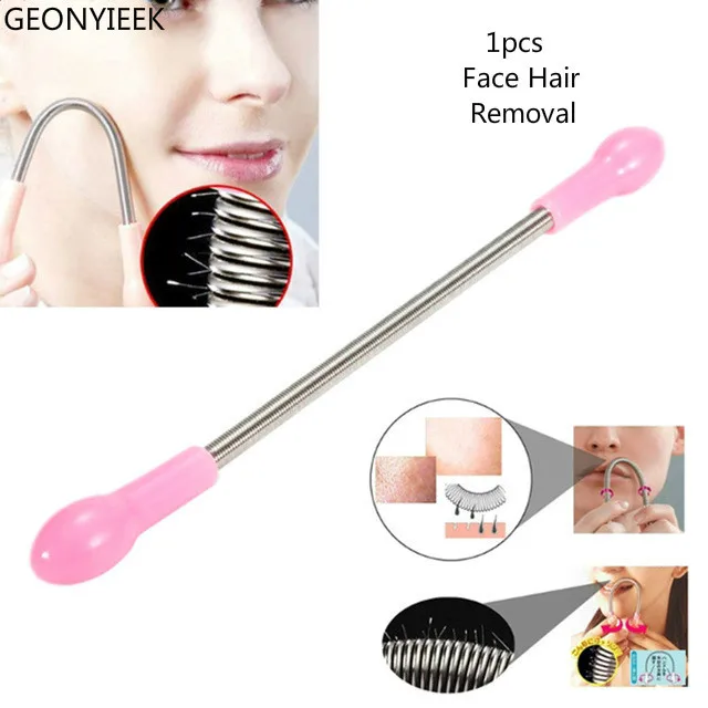 

Face Hair Removal Device Threading Facial Micro Spring Female Epilator Depilation Shaving Hair Remover Cream Lifting Stick Tools