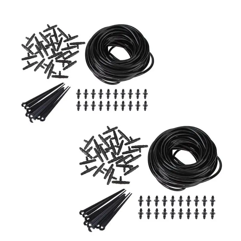 DIY Drip Irrigation System Automatic Sprinkler Garden Drip Pipe PVC