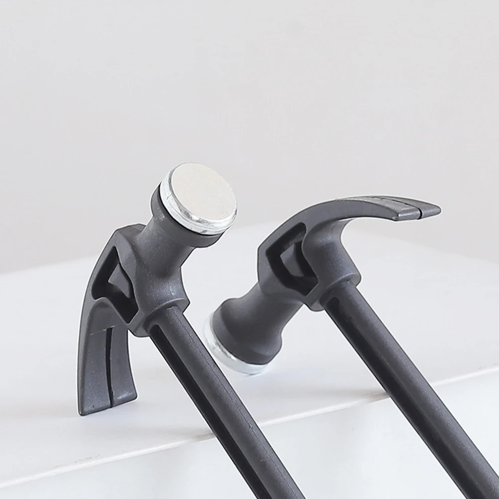 Plastic Handle Mini Claw Hammer Household Hammers Claw Woodworking Nail Puncher Metal Claw Hammer Emergency Rescue Tool (Black)