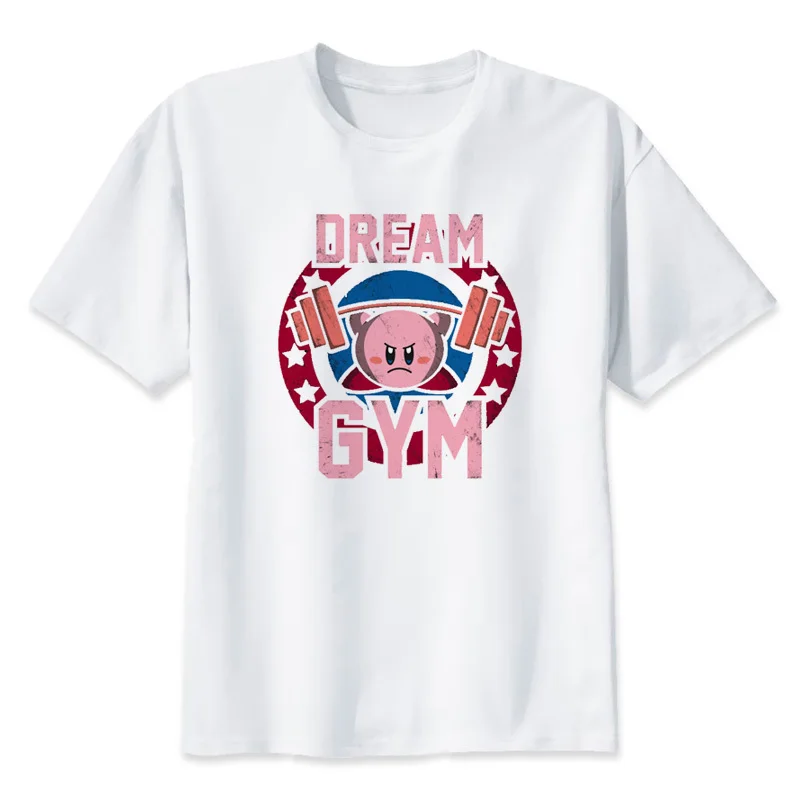 

kirby T Shirt Printed T-shirts Men Tee Cotton Fitness Clothing Male Crossfit Tops Q1837
