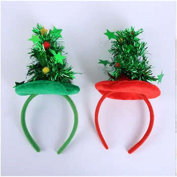 

Christmas Ball Party ornaments Christmas headwear hoop series Christmas hat hoop Christmas creative hoop