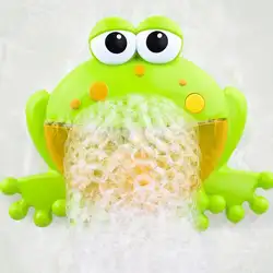 Открытый пузырь лягушка Детские игрушки ванны устройство для мыльных пузырей ванна для купания машина для мыльных пузырей игрушки для