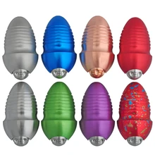 8 цветов Металл Push Egg Edc цветное яйцо черепаха для взрослых портативные декомпрессионные игрушки Спиннер из металла