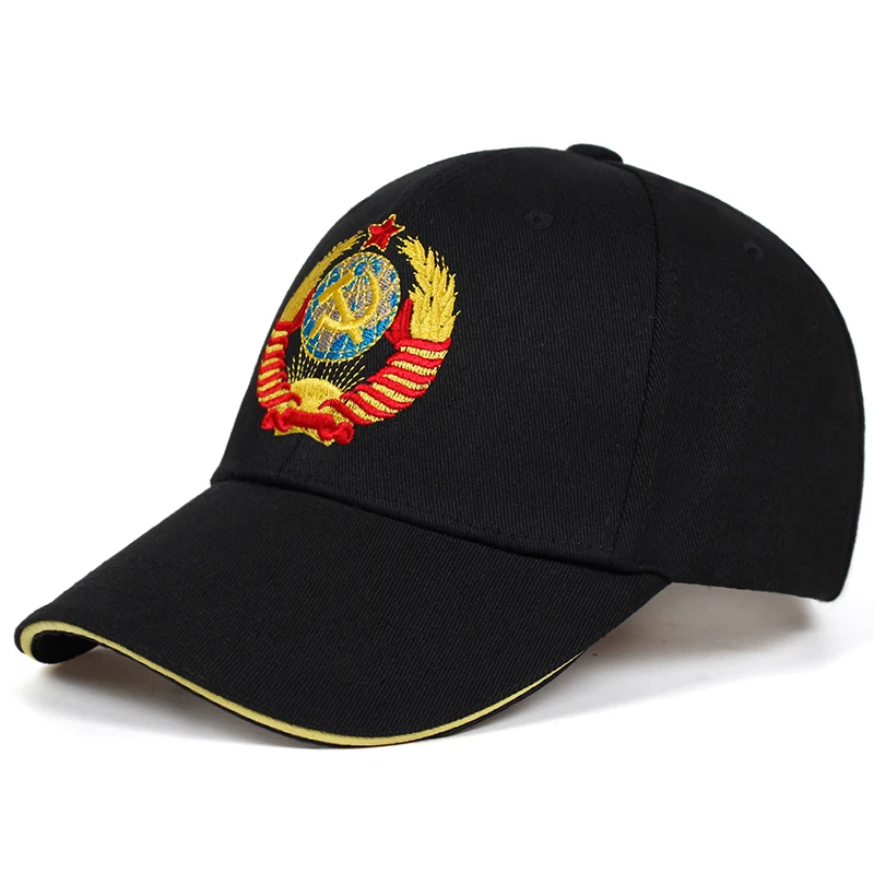 Новинка CCCP Национальная эмблема вышитая бейсболка хлопковая кепка s