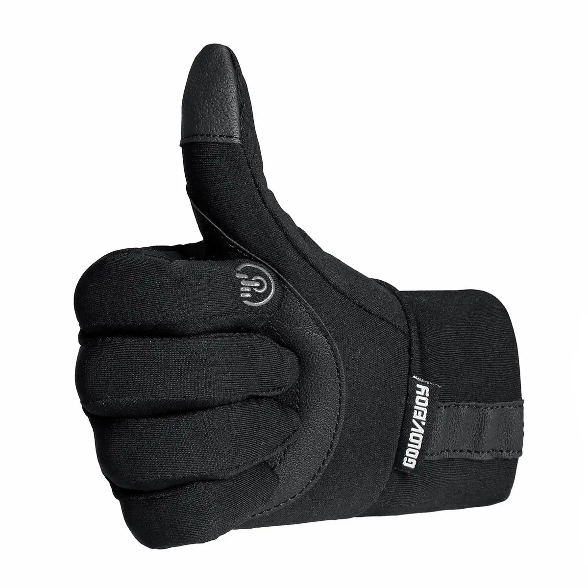Guantes de moto impermeables a prueba de viento para hombre Guantes de invierno cálidos de dedo completo al aire libre Guantes de protección para la pantalla táctil
