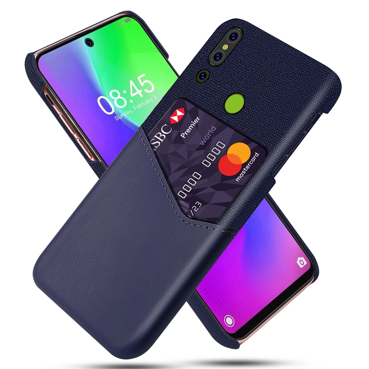 

for Xiaomi Redmi Note 7 Redmi 7A Case Slim Leather Soft Fabric Splicing Shockproof Fundas for Xiaomi Mi 9 SE Mi 9T Case Card