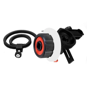 

CS-F0 Follow Focus with Gear Ring Belt for (D)SLR Cameras Nikon Canon Sony DV/Camcorder/Film/Video Cameras Fit Lens Size from